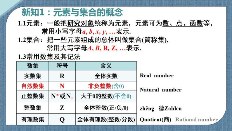 1.1 集合的概念高一数学课件（人教A版2019必修第一册)06