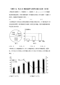 2023年高考数学二轮复习重点基础练习：专题十五 考点43 随机抽样与用样本估计总体（B卷）