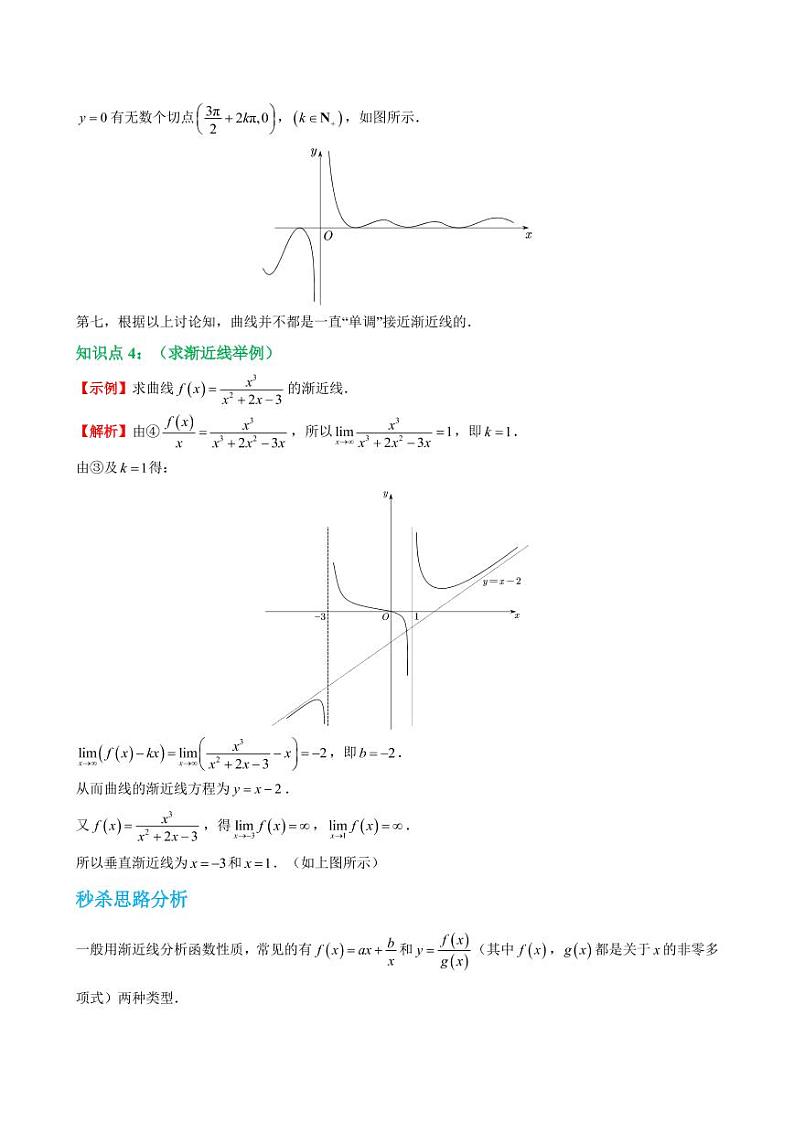 第八讲函数图像的渐近线及其应用（教师版） (1)第3页