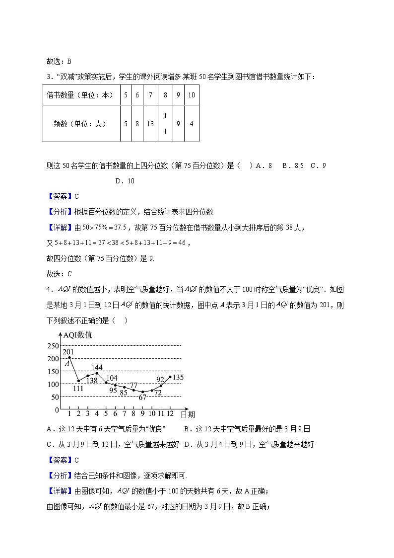 2022-2023学年北京市丰台区第十二中学高二上学期期中数学试题（解析版）第2页