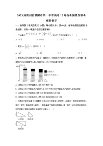 2023届贵州省贵阳市第一中学高考12月备考模拟性联考 数学（理）试题（word版）