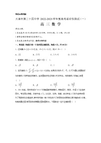 2023届辽宁省大连市第二十四中学高三高考适应性测试（一）数学试题（word版）