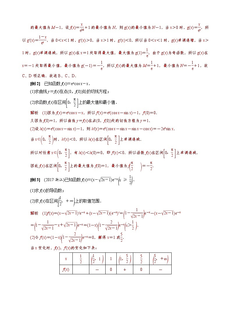 2023高考数学二轮专题导数38讲  专题09 函数的最值03
