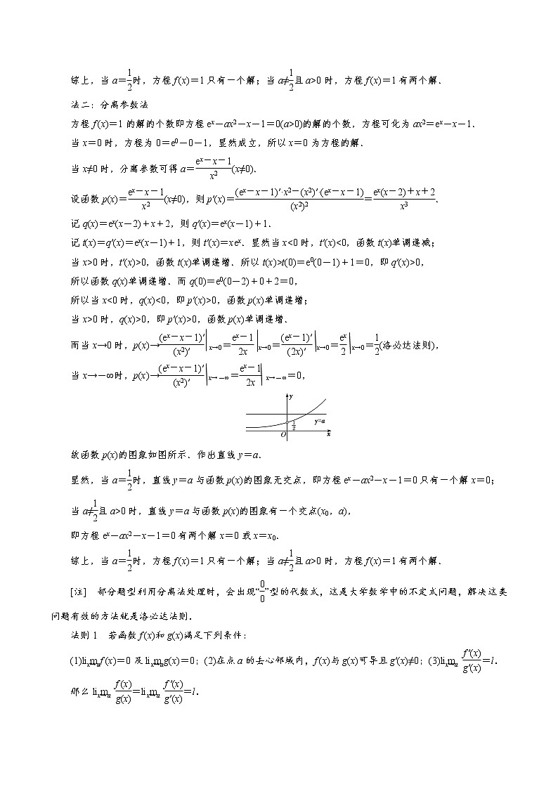 2023高考数学二轮专题导数38讲  专题37 讨论函数零点或方程根的个数问题第2页