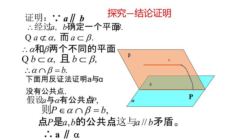 11.3.2直线与平面平行的判定课件-2022-2023学年高一下学期数学人教B版(2019)必修第四册第5页