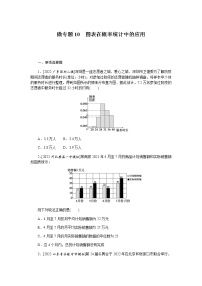 高考数学二轮复习专项分层特训微专题10图表在概率统计中的应用含答案