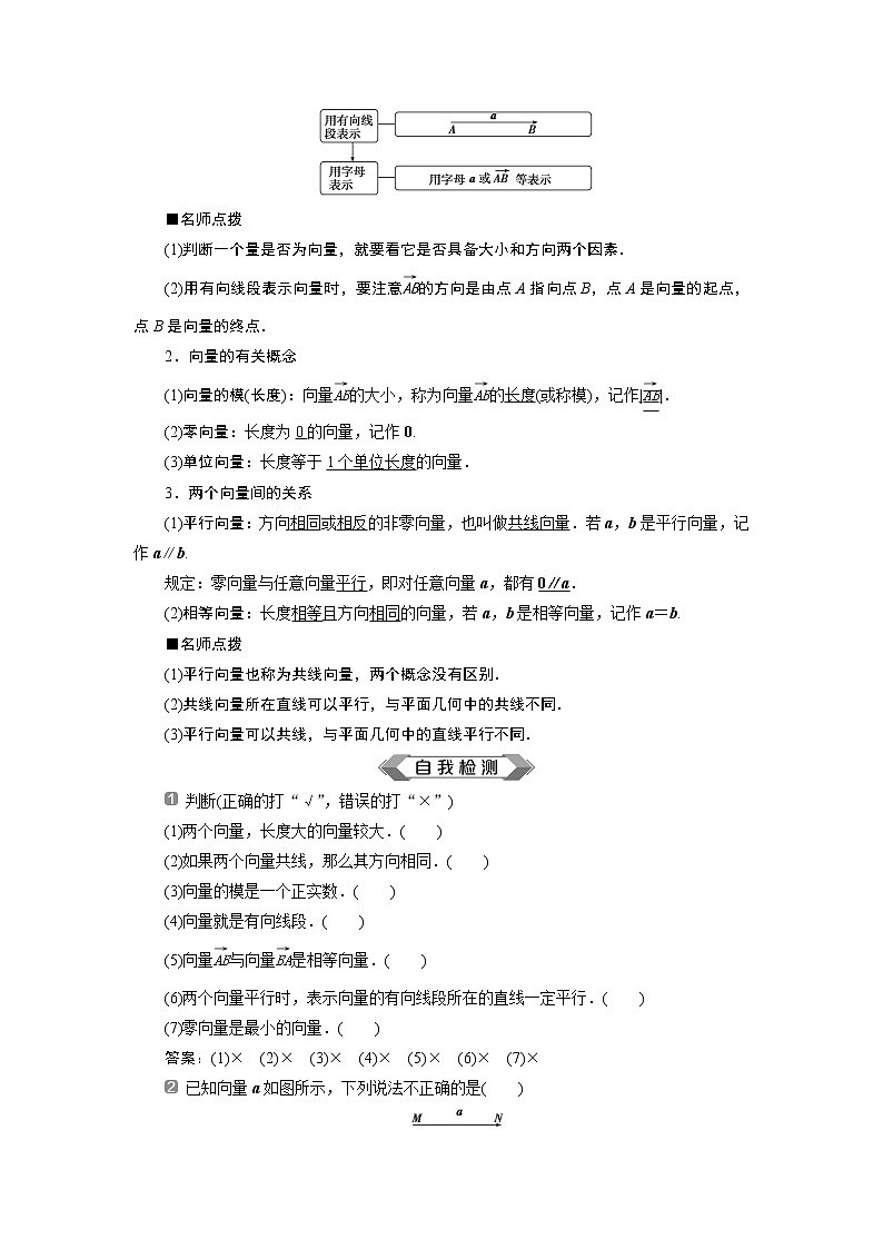 6．1　平面向量的概念 练习02