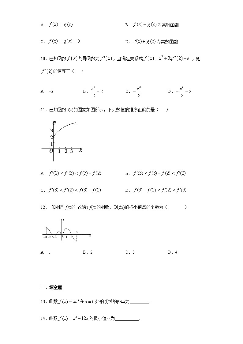 第5章一元函数的导数及其应用 基础测试（2）-【新教材】人教A版（2019）高中数学选择性必修第二册章节复习03