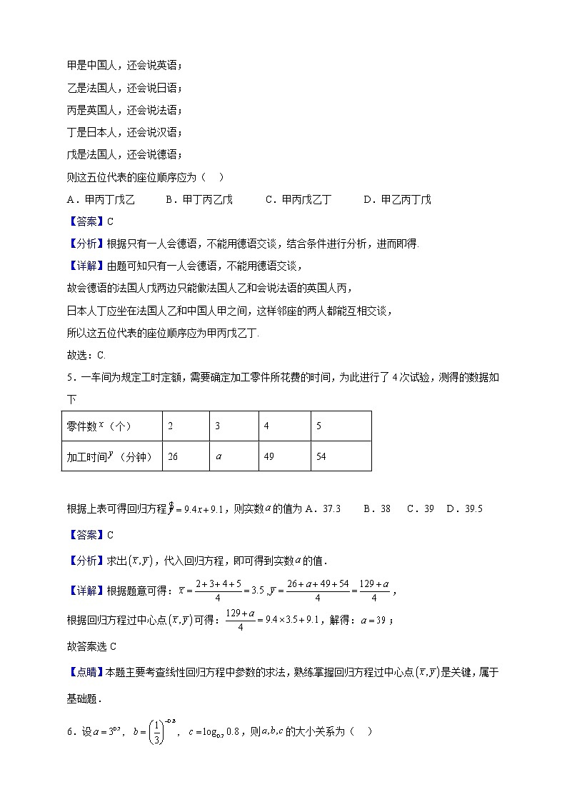 2021-2022学年广西玉林市第十一中学高二下学期3月月考数学（文）试题第2页