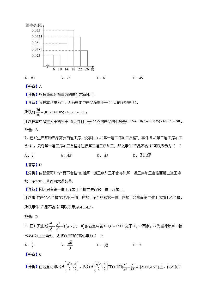 2022-2023学年北京市丰台区高二上学期数学期末试题（解析版）03