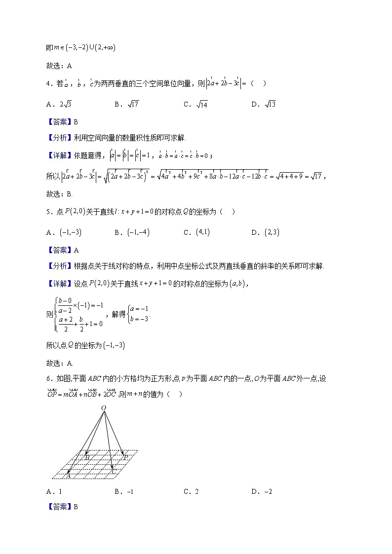2022-2023学年江西省宜春市八校高二上学期第一次（12月）联合考试数学试题第2页