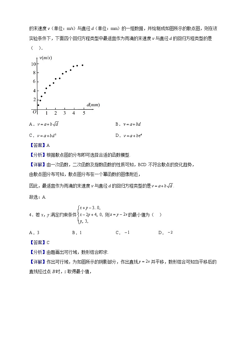 2023届甘肃省兰州市第六十一中学高三上学期11月期中考试数学（理）试题（解析版）02