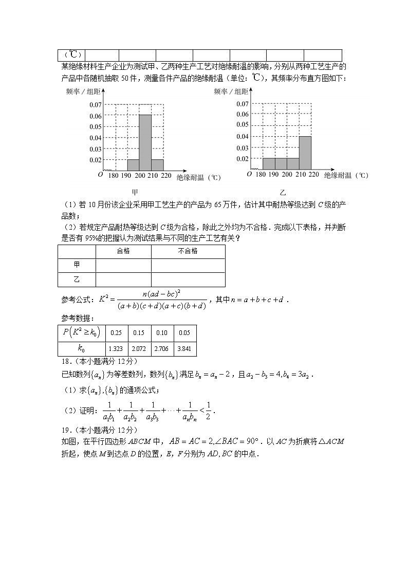 河南省TOP二十2023届高三数学（文）上学期12月调研考试试卷（Word版附解析）第3页