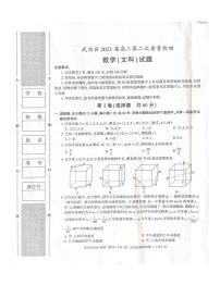 2023届陕西省咸阳市武功县高三第二次质量检测数学（文）试题及答案