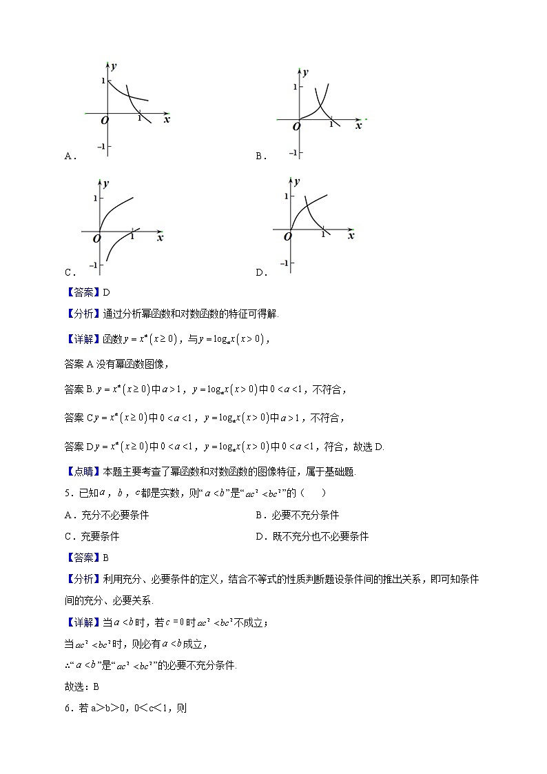 2022-2023学年北京市石景山区高一上学期期末数学试题（解析版）第2页