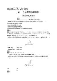 高中数学人教A版 (2019)必修 第二册第八章 立体几何初步8.2 立体图形的直观图优秀一课一练