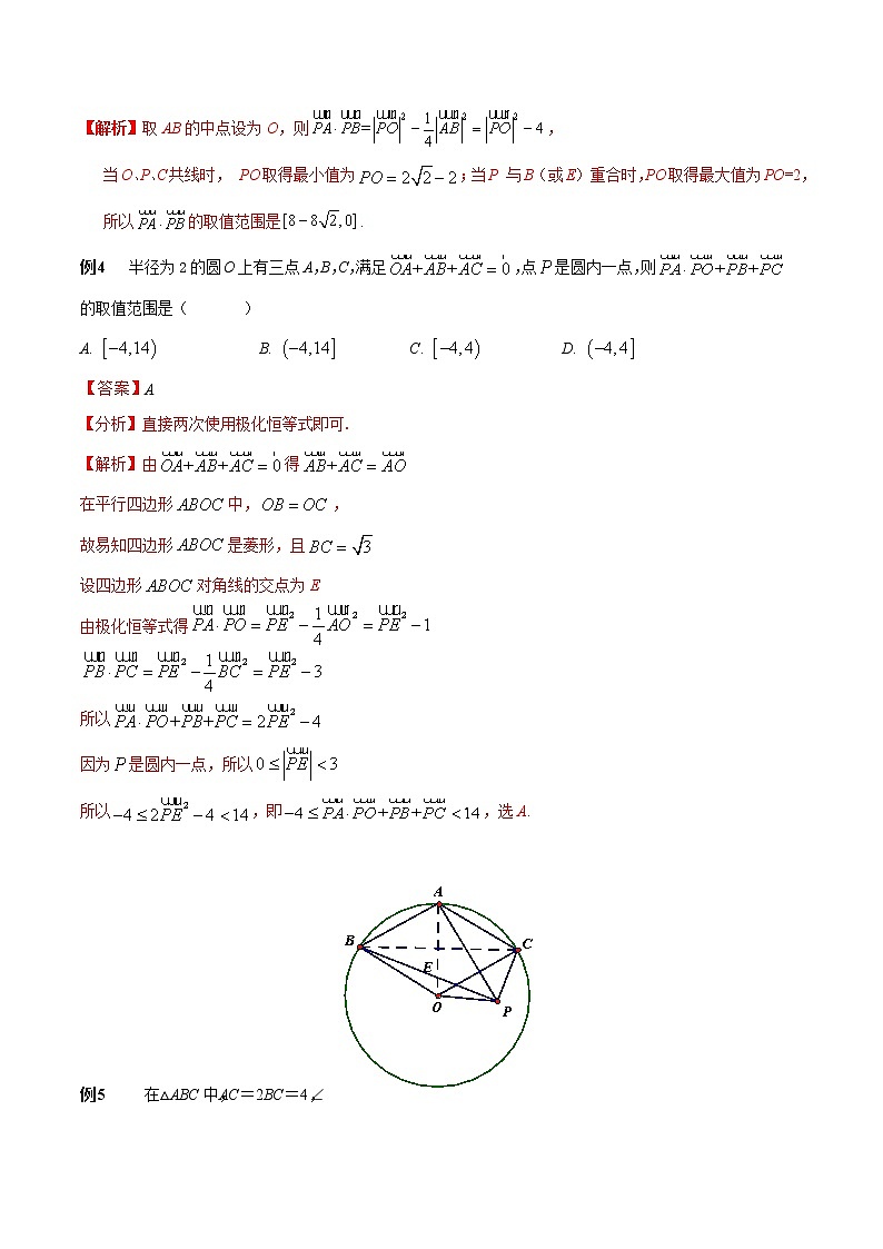 专题23+极化恒等式-2023年高考数学优拔尖核心压轴题（选择、填空题）第3页