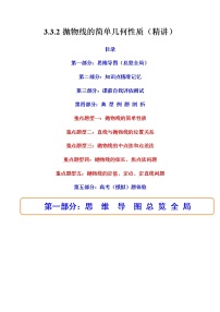 高中数学人教A版 (2019)选择性必修 第一册第三章 圆锥曲线的方程3.3 抛物线优秀当堂检测题