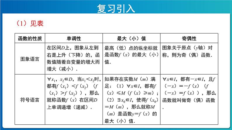 《函数的基本性质习题课》示范课教学课件【高中数学人教A版】第3页