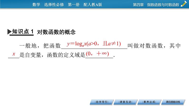 4.4 第1课时对数函数的概念、图象及性质课件PPT04