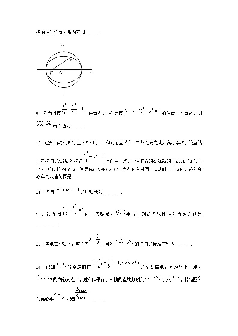人教B版高中数学选择性必修第一册2-5-1椭圆的标准方程作业含答案102