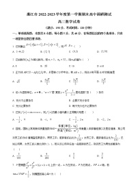 2023湛江高二上学期期末数学试题含答案