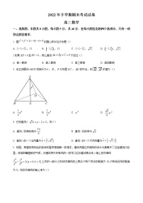 湖南省长沙市浏阳市2022-2023学年高二上学期期末数学试题（原卷版）
