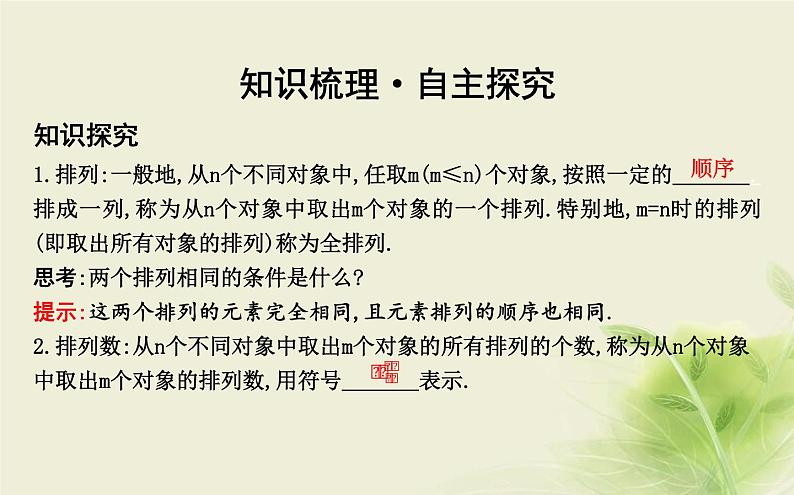 人教B版高中数学选择性必修第二册3-1-2排列与排列数课件第4页