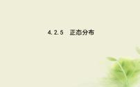 人教B版 (2019)选择性必修 第二册4.2.5 正态分布说课课件ppt