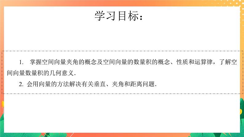 6.1.2 空间向量的数量积 课件03
