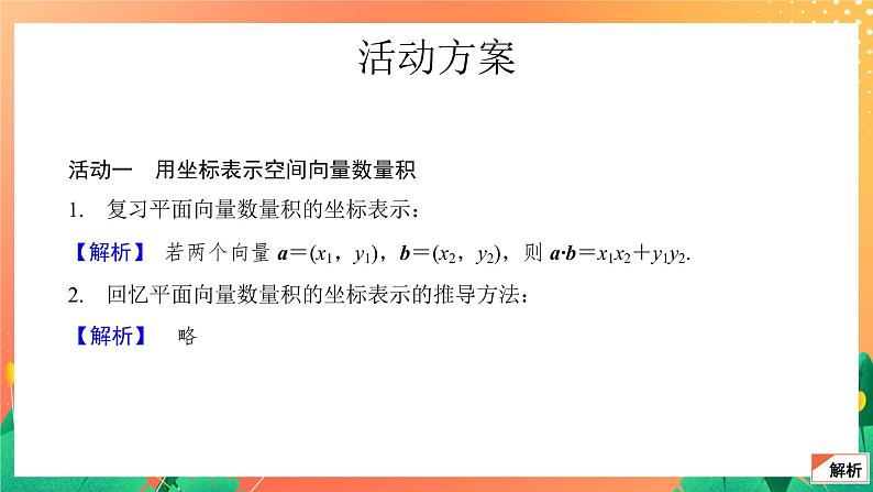 6.2.2 空间向量的坐标表示(2) 课件第4页