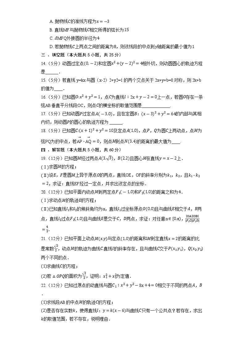 2023高考数学复习专项训练《圆的方程》03