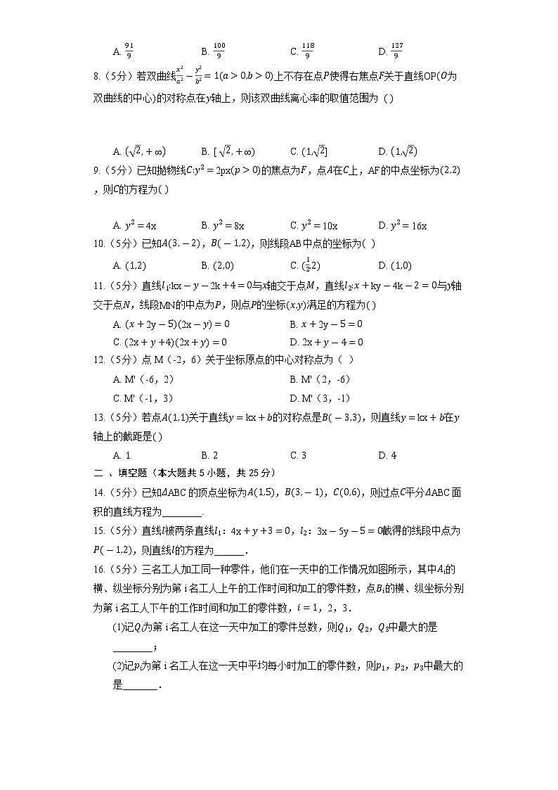 2023高考数学复习专项训练《中点坐标公式》第2页
