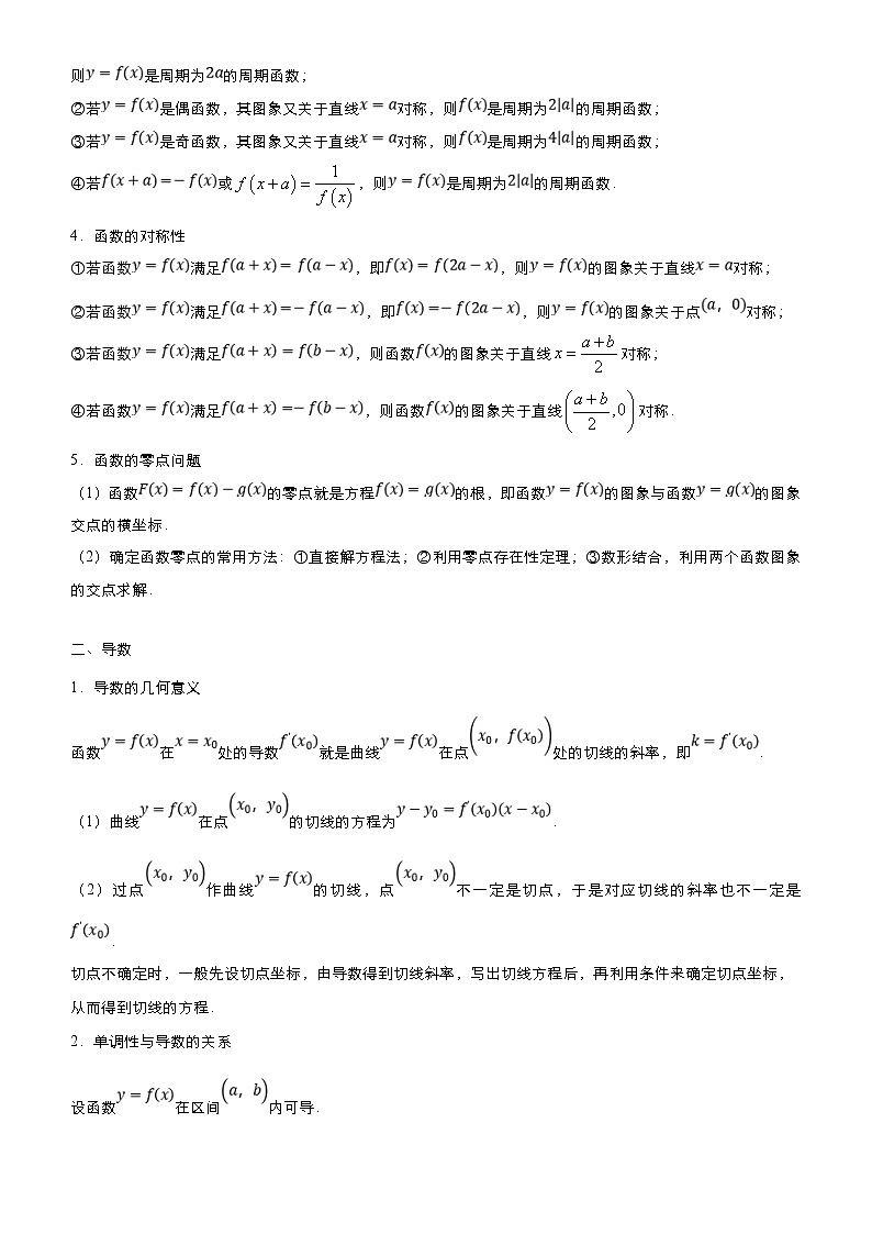 高考数学二轮精品专题二 函数与导数（理） (教师版)第2页