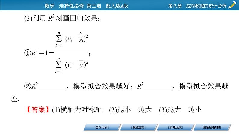 8.2.2 第一元线性回归模型参数的最小二乘估计课件PPT07