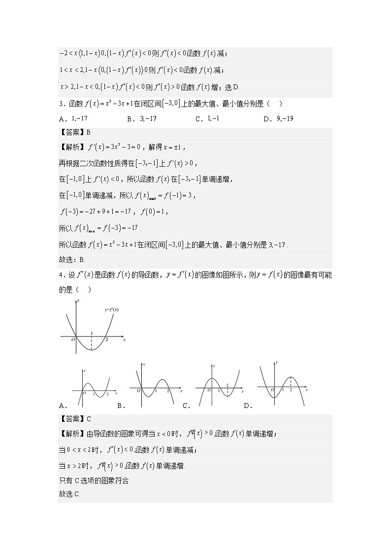 【备考2023】高考数学重难点专题特训学案（全国通用）——09 函数与导数的综合应用 （原卷版 解析版）03