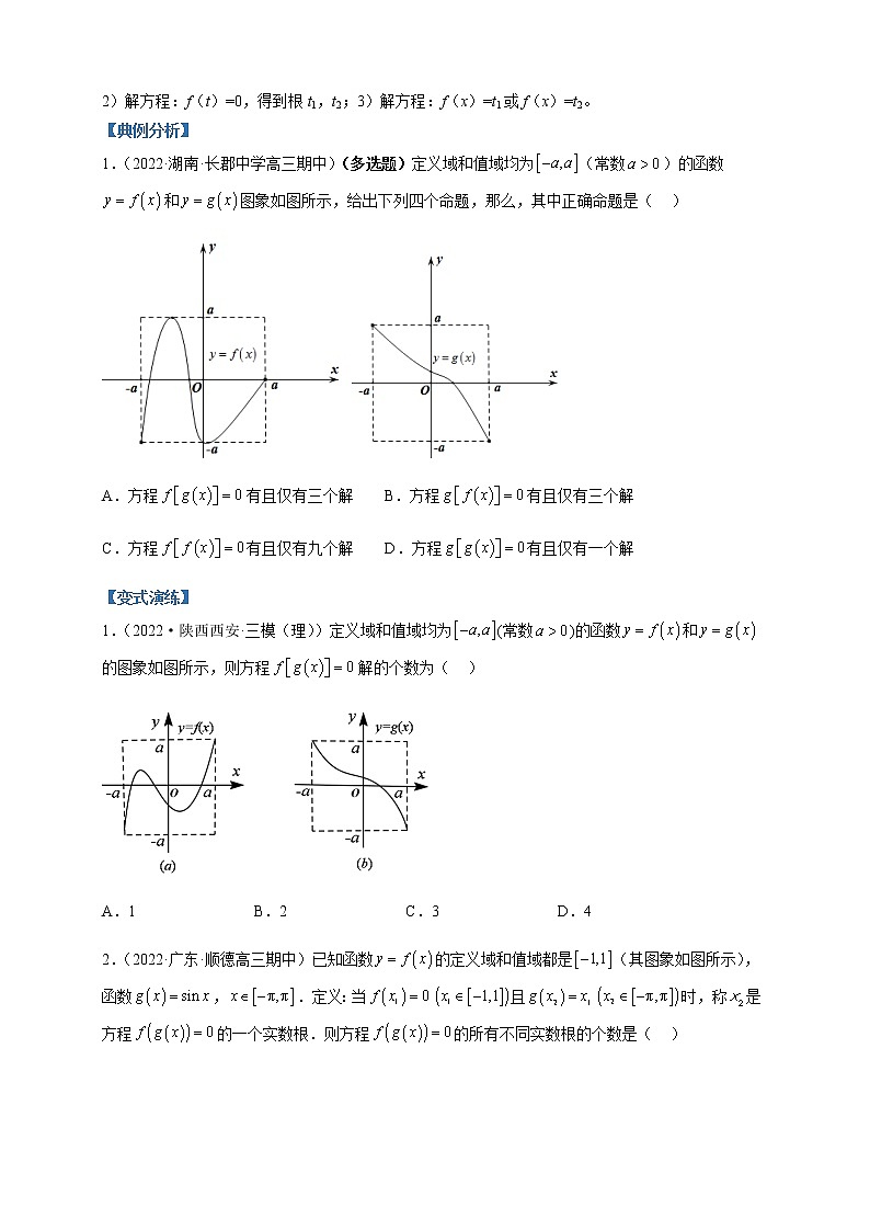 【高考二轮题型复习】2023年高考数学题型精讲精练学案（全国通用）——专题04 复合（嵌套）函数综合问题（原卷版+解析版）02