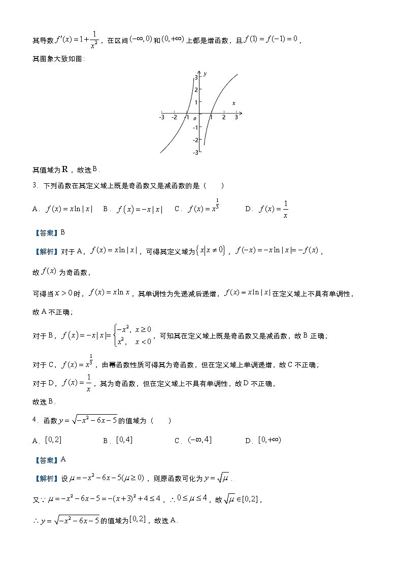 高考数学三轮冲刺小题必练14 函数的图象与性质(2份打包，教师版+原卷版)03