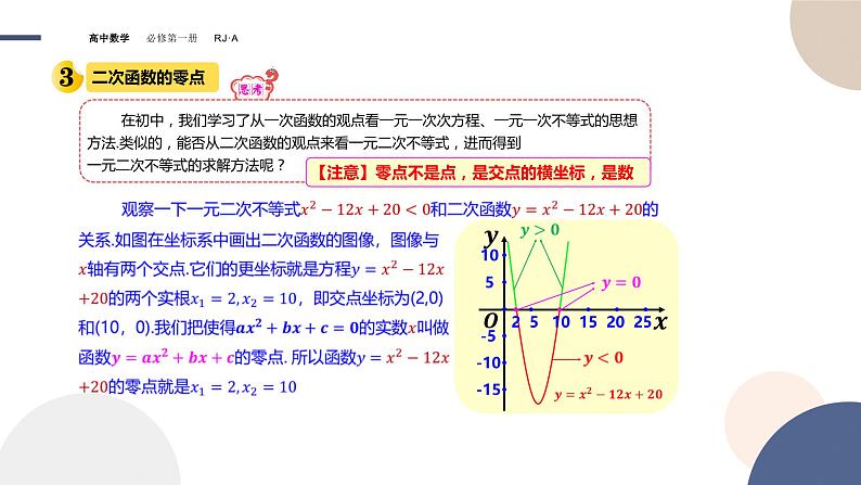 第二章-2.3二次函数与一元二次方程、不等式（课件PPT）06