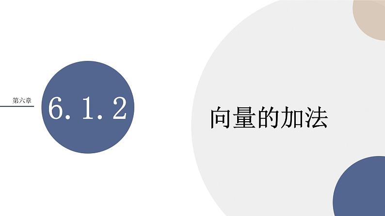 第六章-6.1.2 向量的加法（课件PPT）01