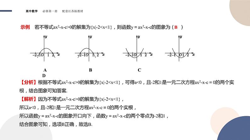 第3章-3.3 从函数观点看一元二次方程和一元二次不等式（课件PPT）08