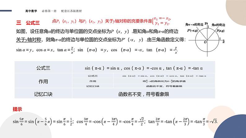 第7章-7.2 三角函数-7.2.3 三角函数的诱导公式（课件PPT）05