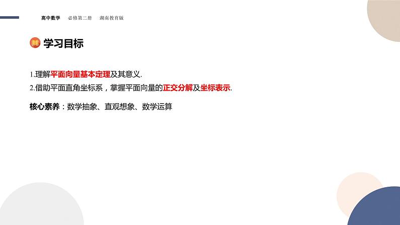 第1章-1.4 向量的分解与坐标表示-1.4.1 向量分解及坐标表示（课件PPT）02