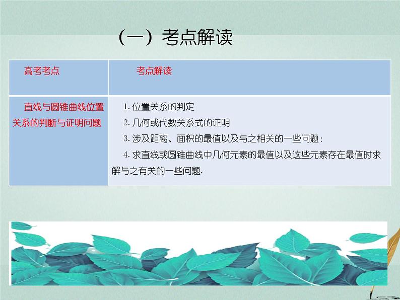 2023届高考数学二轮复习专题七解析几何第二讲圆锥曲线的概念与性质，与弦有关的计算问题课件04