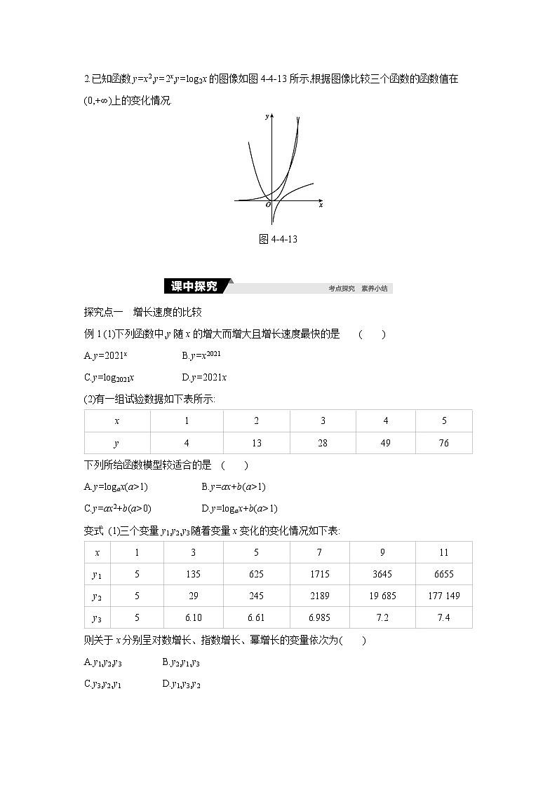 4.4.3　不同函数增长的差异 学案02