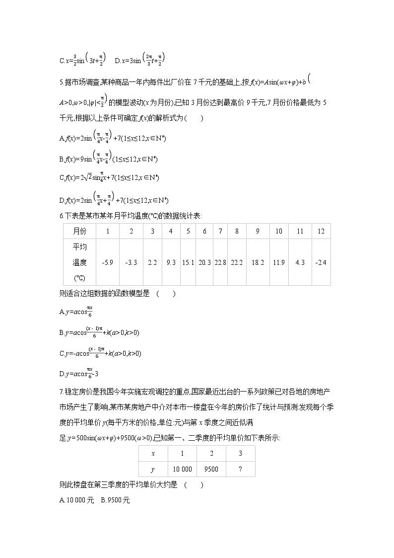 5.7　三角函数的应用 试卷02