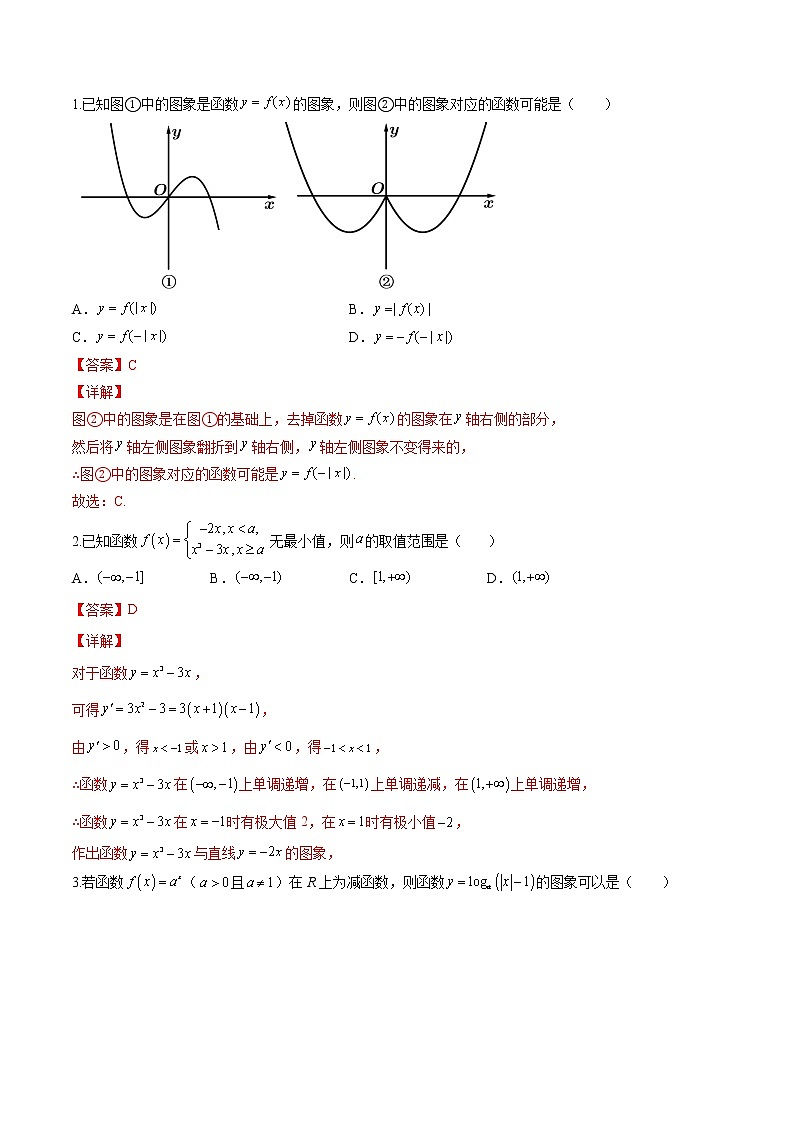 第七讲函数图像及函数与方程解析版第3页