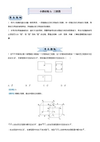 高中数学高考 2021届小题必练8 三视图（理）-教师版(1)