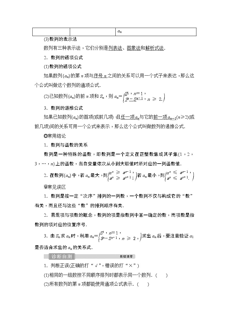 高中数学高考1 第1讲　数列的概念及简单表示法第2页