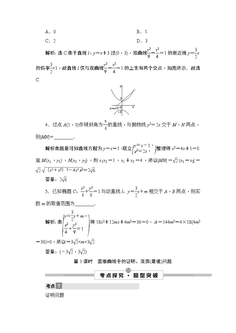 高中数学高考1 第1课时　圆锥曲线中的证明、范围(最值)问题03